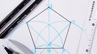 How to draw a Pentagon [upl. by Petuu]