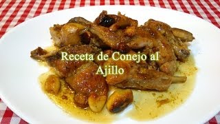 Conejo al ajillo receta original [upl. by Mandal369]