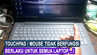 Cara mengatasi touchpad tidak berfungsi pada laptop lenovo dengan mudah [upl. by Thanasi595]