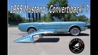 Convertiback 1965 Mustang Fastback and Convertible all in one [upl. by Barbee]