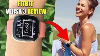 FITBIT VERSA 3 REVIEW 2023 EXPLORING FEATURES AND SETUP OF THE NEW SMARTWATCH [upl. by Llerad35]