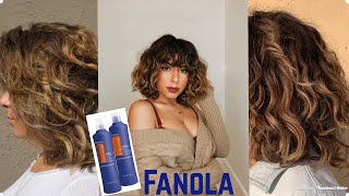 FANOLA NO Orange Shampoo on My WavyCurly Hair  Bryana Jordyn [upl. by Simsar]