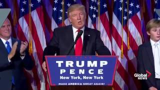 Presidentelect Donald Trump full victory speech [upl. by Irisa]