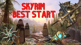 Skyrim  Best Start  Tips amp More 2021 [upl. by Adnov459]