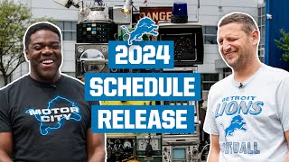 Detroit Lions 2024 Schedule Reveal [upl. by Adnoved123]