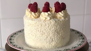 Fresh Cream Cake  How To Make A Fresh Cream Cake [upl. by Aissela421]