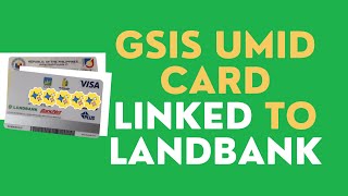 GSIS UMID CARD ONLINE BANKING VIA LANDBANK [upl. by Gosser]