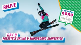 RELIVE  Freestyle Skiing amp Snowboarding Slopestyle  Day 9  Lausanne 2020 [upl. by Roland]