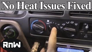 How to Diagnose and Fix No Heat Issues  Also a Demonstration on How Car Heating Systems Work [upl. by Ress]