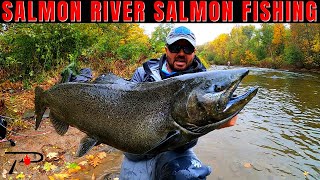 Salmon Fishing New Yorks World Famous Salmon River [upl. by Anitsyrk44]