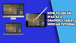 How to use iPad as a Graphics Tablet  Sidecar Tutorial [upl. by Enyawal]