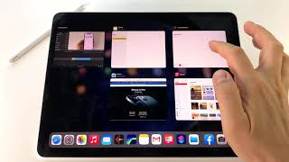 How to use App Switcher or multitasking on iPad Pro  iPadOS [upl. by Ralat]