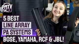 Top 5 Best Column Array PA Systems  Portable Sound Systems For Bands DJs amp Events [upl. by Eitirahc861]