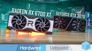 GeForce RTX 3070 vs Radeon RX 6700 XT 50 Game Benchmark [upl. by Reeves]