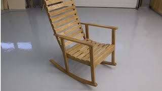 Building a wooden rocking chair [upl. by Lanza100]