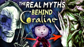 The Creepy Real Myths amp Lore Behind Coraline Explained  Coraline Theory  Analysis [upl. by Ennaitak]