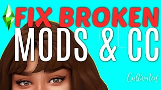 How To Find Fix And Remove Broken Mods amp Custom Content  The Sims 4 Mods Tutorial  2023 [upl. by Negroj]