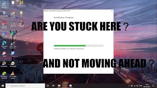 Microsoft office stopped at installation progressfinalizing installation [upl. by Atnim]