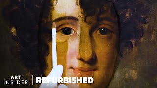 How Old Paintings Are Professionally Restored  Refurbished  Art Insider [upl. by Donegan]