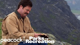 Ron Swanson Visits Lagavulin Distillery  Parks and Recreation [upl. by Niatsirhc]