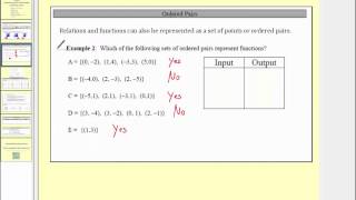 Introduction to Relations and Functions L91 [upl. by Enowtna]