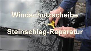 Steinschlag in Windschutzscheibe reparieren [upl. by Laetitia]