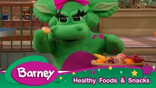 Barney  Eating Healthy With Barney  Healthy Habits [upl. by Valerian]