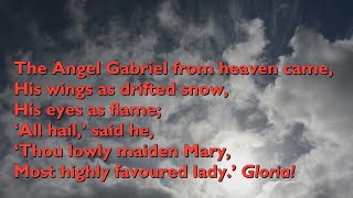 The Angel Gabriel From Heaven Came Tune Gabriels Message  4vv with lyrics for congregations [upl. by Wenona]