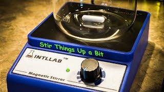 magnetic stirrer test review and demonstration INTLLAB 3000 rpm MS500 [upl. by Kathlin]