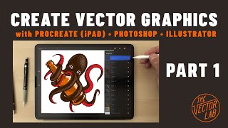 How to Create Vector Graphics Tutorial Part 1 [upl. by Dulcine]