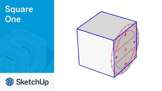 Rotate with Move Tool  SketchUp Square One [upl. by Brebner]