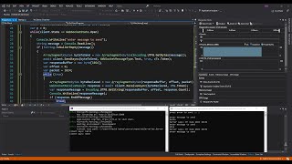 C ClientServer WebSocket Application in ASPNet Core  Visual Studio [upl. by Fabian]