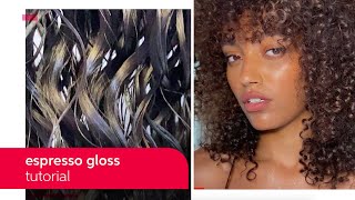 Espresso Hair – Quick Hair Gloss Tutorial  Wella Professionals [upl. by Ahsoik]