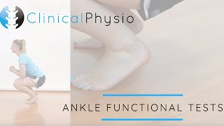 Ankle Functional Assessment  Clinical Physio [upl. by Hsetim]