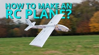 How to make a styrofoam RC airplane yourself  homemade low cost project [upl. by Ialohcin]