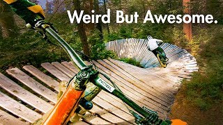 The WEIRDEST Bike Park [upl. by Necyrb]