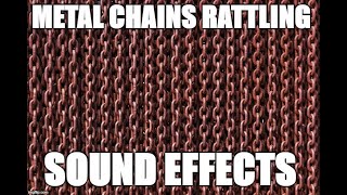 Metal chains rattling  Sound effects [upl. by Andriana]