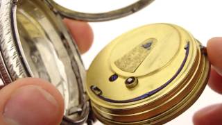 Antique Fusee Pocket Watch [upl. by Ahsienor]