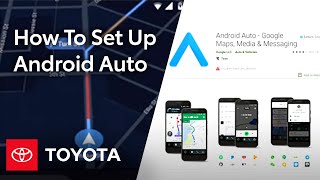 How To Set Up Android Auto  Toyota [upl. by Orihakat]