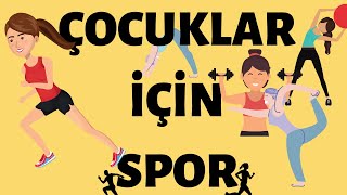 ÇOCUKLAR İÇİN GÜNLÜK SPOR HAREKETLERİ 3D ve Animasyon [upl. by Sartin]