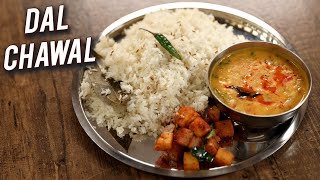 Dal Chawal  How To Make Dal Rice  Yellow Dal amp Jeera Rice  Traditional Veg Recipe By Chef Varun [upl. by Shurwood456]