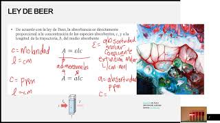 LEY DE LAMBERT BEER FUNDAMENTOS Y EJERCICIOS RESUELTOS [upl. by Omidyar296]