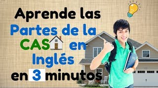 Las Partes de La CASA EN INGLÉS [upl. by Aynahs730]