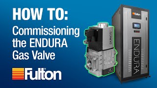 How To Fulton ENDURA Boiler Gas Valve Commissioning [upl. by Harod803]