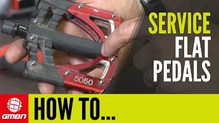 How To Service Mountain Bike Flat Pedals [upl. by Hessler]