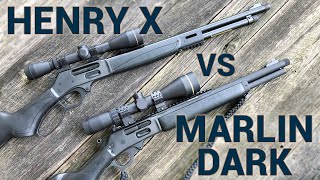 Henry X vs Marlin Dark in 4570 Gov [upl. by Maidie]