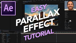 Easy Parallax Effect Tutorial in Adobe After Effects [upl. by Oremodlab46]