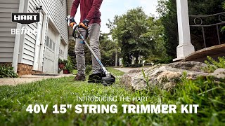 HART 40V 15quot String Trimmer [upl. by Sawyor336]