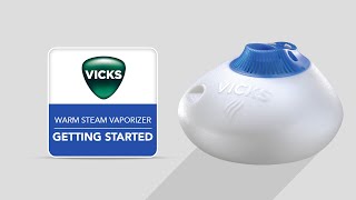 Vicks Warm Steam Vaporizer V150  Getting Started [upl. by Tedi]