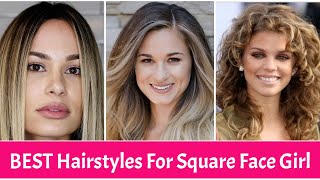 25 BEST Hairstyles For Square Face Girl 2025  Square Face Hairstyles For Women  Women Hair Trends [upl. by Irvin]